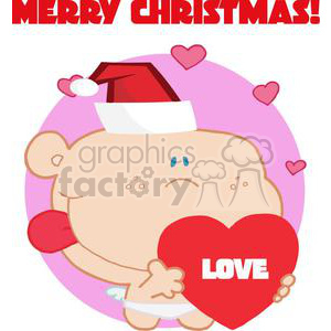 Romantic Cupid with Heart clipart. Commercial use image # 378076