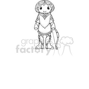 Medieval-Archer clipart. Royalty-free image # 380196