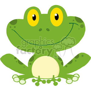 Cartoon-Frog-Character clipart. Commercial use image # 381865