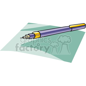 Cartoon mechanical pencil clipart.