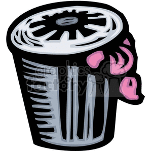 trash can clipart. Commercial use image # 382958