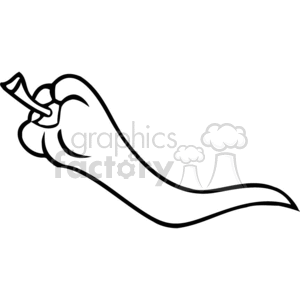 pepper outline clipart. Royalty-free image # 383049