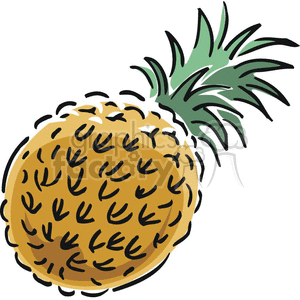 pineapple clipart. Royalty-free icon # 383057
