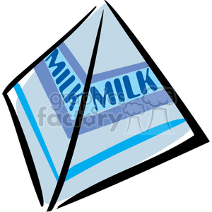 milk pyramid clipart. Commercial use image # 383065