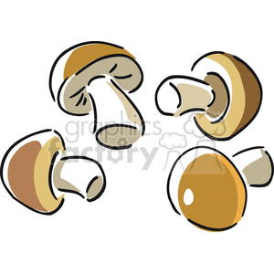 mushrooms clipart. Commercial use image # 383169
