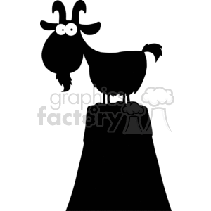 mountain goat outline clipart.