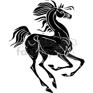 happy horse design clipart. Royalty-free image # 383639