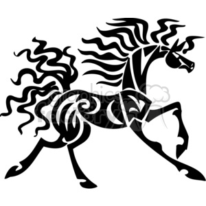 fancy horse hair clipart. Royalty-free image # 383659