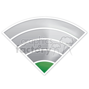 wireless-signal-1-bar clipart. Commercial use image # 383933