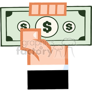 money-grab clipart. Commercial use image # 384233