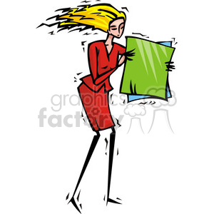 Republican female clipart. Commercial use image # 385699