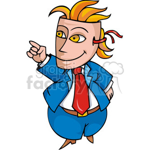 politician wearing a mask clipart. Royalty-free image # 385705