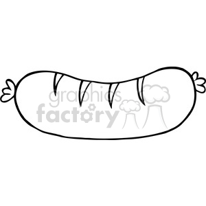 Grilled Sausage clipart. Commercial use image # 386568