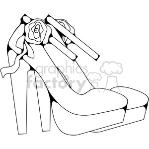 Heels 3 Rose clipart. Commercial use image # 387364