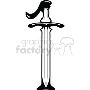 Number 1 Sword clipart. Royalty-free image # 387734