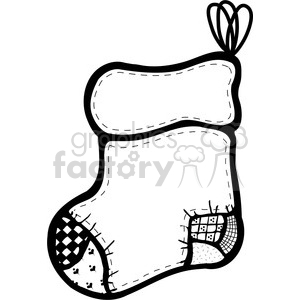 cartoon Christmas stocking stockings