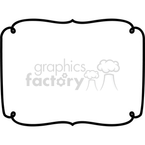 lines frame border in vector clipart.