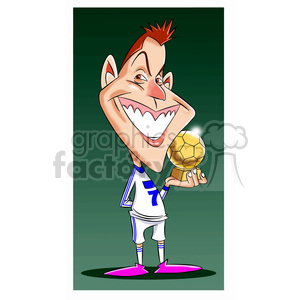 cristiano ronaldo soccer player clipart. Commercial use image # 395220