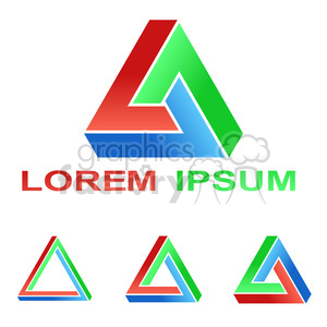 triangle logo triangle penrose optical illusion impossible impossible triangle logo penrose triangle abstract blue business color company concept corporate corporation creative design element false future penrose logo geometric green icon illusion illustration impossible logo logo design modern object optical rectangle red red green blue science set shape sign square surreal symbol tech template triangular unreal vector technology technology logo technology symbol