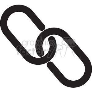 thicker link icon clipart.