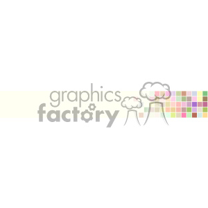vector pastel small squares half banner background clipart.