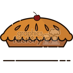 Pie flat vector icon design clipart. Commercial use icon # 403185