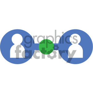 social connection vector icon clipart. Commercial use image # 404044