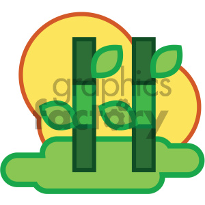 bamboo nature icon clipart. Commercial use image # 405761