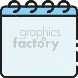calendar page clipart. Commercial use icon # 407423