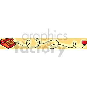 telephone header clipart. Royalty-free image # 166996