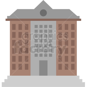 university building vector clipart. Royalty-free image # 408583