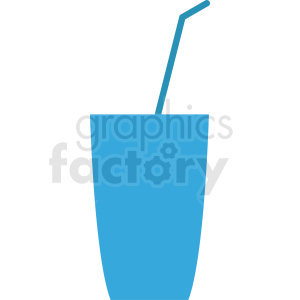 cup with straw design clipart.