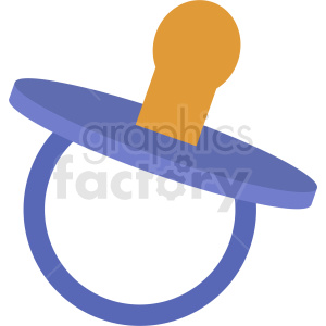 pacifier vector clipart clipart. Commercial use image # 411964