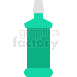 mouthwash cartoon bottle vector clipart. Royalty-free icon # 411986