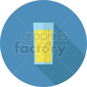 glass of beer vector icon clipart.