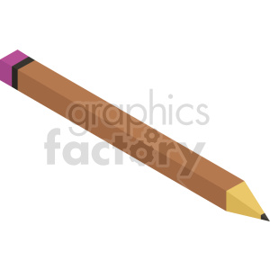 education pencil isometric