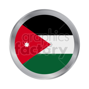 clipart - flag of Jordan vector icon.