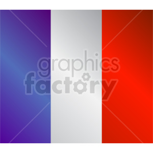 clipart - flag of France vector clipart 06.