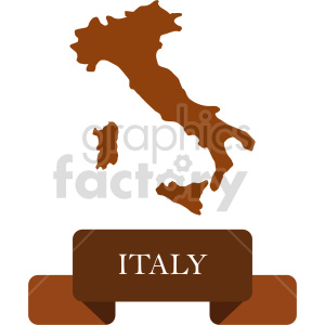 italy country vector clipart .