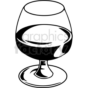 black and white wine glass clipart clipart. Commercial use image # 416823