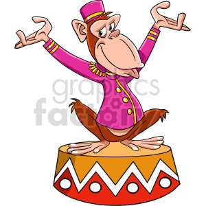 cartoon circus ape clipart clipart. Commercial use image # 416828