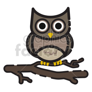 owl vector clipart clipart. Commercial use image # 416846