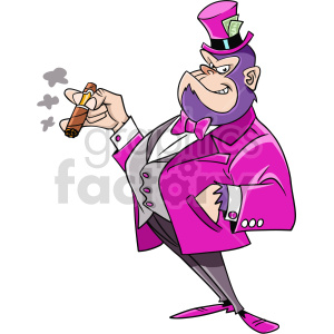 cartoon large ape boss clipart clipart. Royalty-free image # 416868