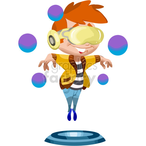cartoon metaverse dude clipart clipart. Commercial use image # 417875