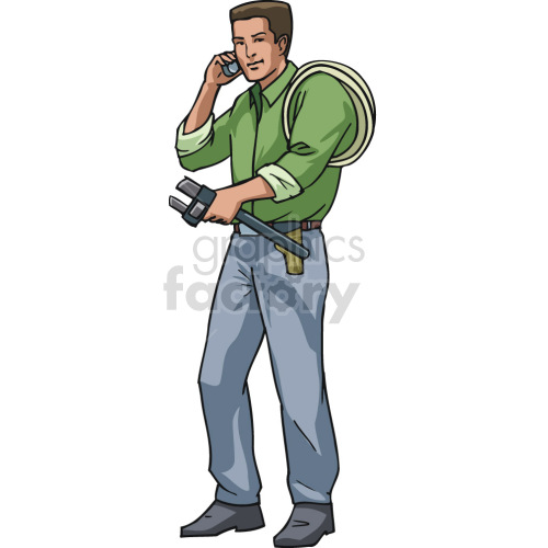 electrician clipart. Royalty-free image # 418583