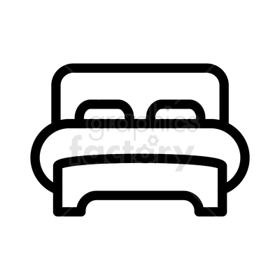 king bed frame icon