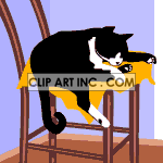 cat-008 clipart. Royalty-free image # 119191