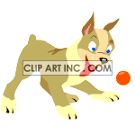 dog dogs puppy puppies animals mans best friend pet pets boxer ball balls  dog-010.gif Animations 2D Animals Dogs animated