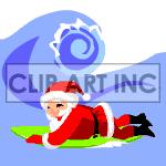   surfing_santa-007.gif Animations 2D Holidays Christmas 