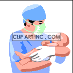   doctor doctors medical hospital baby babies  occupations062.gif Animations 2D People 
